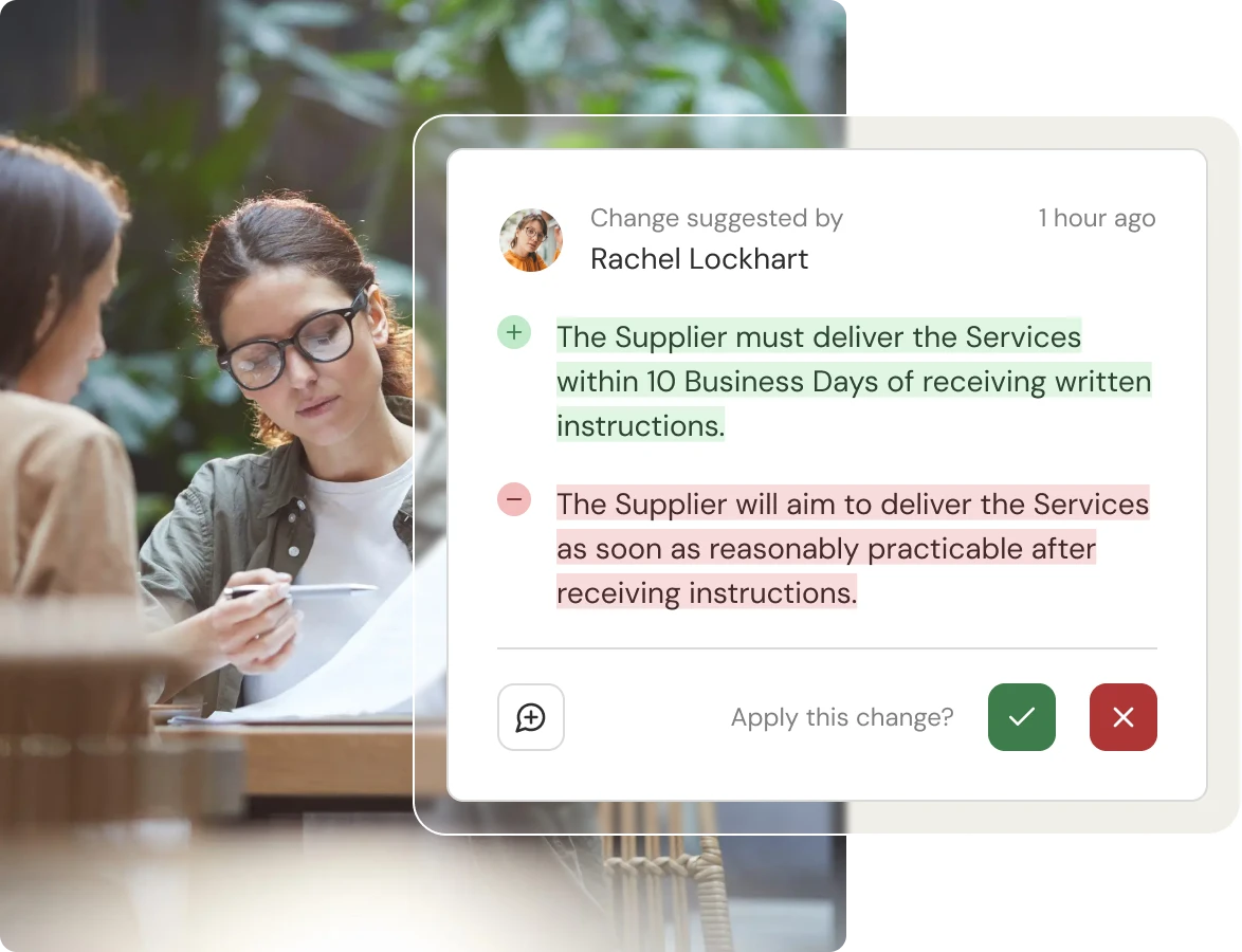Document drafting interface